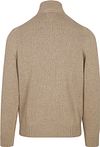 Jersey GANT con media cremallera en beige Product / Achterkant