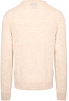 King Essentials The John Pull Merino Ecru Product / Achterkant