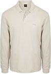 BOSS Polo Petempestolong Long Sleeve Ecru commander en ligne | Suitable