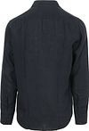 BOSS Relegant Shirt Linen Navy Product / Achterkant
