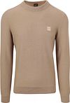 BOSS Trui Anion Taupe 50495784-246 kopen | Suitable
