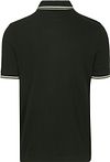 Fred Perry Polo Twin Tipped M3600 Donkergroen Product / Achterkant
