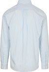GANT camicia a righe in popeline Classic regular fit azzurra Product / Achterkant