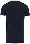 Garage Basic T-Shirt elástico azul marino de cuello redondo Product / Achterkant