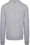 King Essentials The John Pull Merino Gris Product / Achterkant