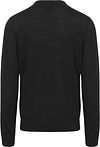 KING Essentials The John Pullover de merino negro Product / Achterkant