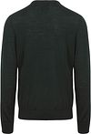 Kong Essentials The Jon Pullover i Merinoull Mørkegrønn Product / Achterkant
