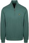 Lyle & Scott Sweat Half Zip Everglade Groen kopen | Suitable