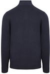 McGregor maglione Half Zip in misto merino strutturato navy Product / Achterkant