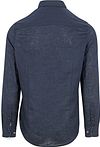 NZA Overhemd Okarito Linnen Navy Product / Achterkant