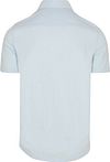 NZA Overhemd Short Sleeve Piqué Sky Blauw Product / Achterkant