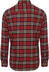NZA Shirt Marcel en flanelle à carreaux rouge cerise Product / Achterkant