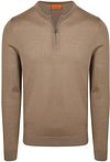 Passande Besättning Zip Merino Taupe PU-MRI-CRZI-26- 7E4654 Light Taupe
