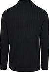 Profuomo Langarm-Poloshirt Luxury Basic Navy Product / Achterkant