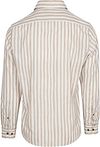R2 Chemise Blend en Lin Stripes Beige