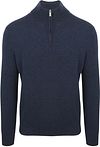 R2 Genser Halfzip Vevstruktur Marineblå 130.ZIP.003-010