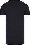Slater 2-pack elastyczne T-Shirt z dekoltem V Navy Product / Achterkant