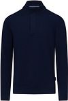 State Of Art Half Zip Trui Wool Blend Navy 13125904-5900 kopen | Suitable