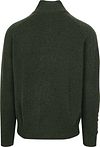 Steppin' Out Maglione Mocker in lana d’agnello verde Product / Achterkant