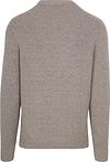 Suitable Genser i Kokt Ull Taupe Product / Achterkant