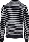 Suitable Maglione Respect Otto a righe blu Product / Achterkant
