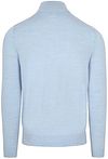 Suitable Merino Half Zip Pullover Hellblau Product / Achterkant