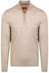 Suitable Merino Half Zip Sweater Sand PU-MRI-HZ-25-LS - 2M0355 light sand order online | Suitable
