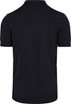 Suitable Knitted Half Zip Polo Shirt Dan Navy Product / Achterkant
