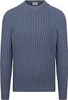Suitable Pull-over Laine Boiled Bleu PU-BOIW-CRRIB-25.02 FCD Mid blue 38091 commander en ligne | Suitable