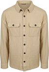 Suitable Skjortejakke Structure Beige OVSH-STRUCT-STBL-26.03 sand 