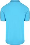 Sun68 Polo Shirt Small Stripe Collar Light Blue Product / Achterkant