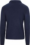 Sweter KnowledgeCotton Apparel z półzamkiem, wełna merynosów, granatowy Product / Achterkant