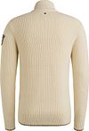 Sweter PME Legend Half Zip Structure w kolorze ecru Product / Achterkant