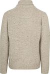 Sweter Suitable Shawl Tweed Eco Wool w kolorze ecru Product / Achterkant