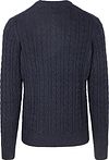 Sweter z warkoczowym splotem Lyle & Scott granatowy Product / Achterkant