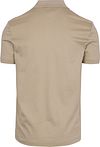 Tommy Hilfiger Half-Zip Polo Shirt Interlock Beige Product / Achterkant