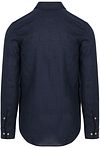 Suitable Overhemd Linnen Navy Product / Achterkant