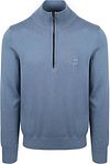 BOSS Kanobix Half Zip Sweater Blue order online | 50527585-495 | Suitable Lithuania