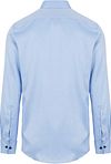 Camicia Suitable con polsini doppi blu Product / Achterkant
