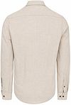 CASAMODA Overhemd Faux Uni Beige Product / Achterkant