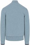Fred Perry Longsleeve Half Zip Polo Shirt Blue