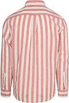 Gant Cotton Linen Overhemd Streep Roze Product / Achterkant