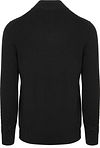 Jersey Half Zip de Lyle & Scott en lana merino negro Product / Achterkant