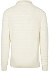 Jersey Tommy Hilfiger con media cremallera texturizado en marfil Product / Achterkant