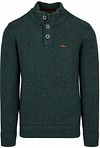NZA Pullover Mocker Eltham Knit melange dark hunter green order online | 26HN475-1784 | Suitable Greece