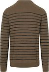 Maglione Petrol a righe verde scuro Product / Achterkant