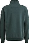 PME Legend Halv Zip Tröja Interlock Jersey Petrol Product / Achterkant