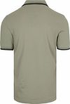 Polo Fred Perry Twin Tipped M3600 en verde S23 Product / Achterkant