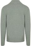 Profuomo Half Zip Pullover Luxury Basic Grün Product / Achterkant