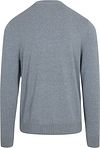 Profuomo Pullover Luxury Basic Blauw Product / Achterkant